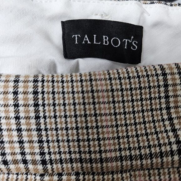 Talbots Hampshire Ankle Pants Women’s 14P (36x25) Multicolor High Waist Stretch - Picture 2 of 11